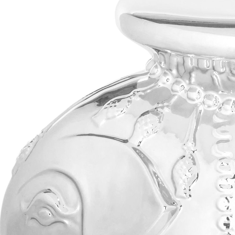 Tabouret de jardin Boston, argent