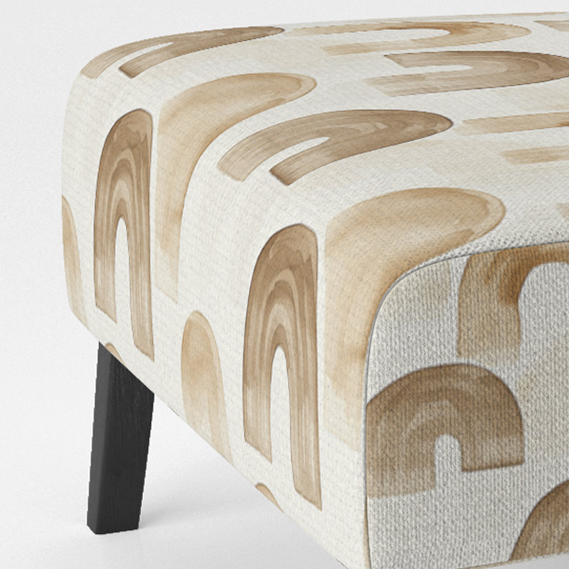 Fauteuil d'appoint moderne - Boho Calm Arches, Pantoufle sans accoudoirs