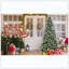 Arbre de Noël avec 2850 pointes, baies rouges et pommes de pin - branches en PE + PVC enneigées, conception à charnières pour une installation facile, support en métal robuste - Décoration d'arbre de Noël naturelle-1032835467