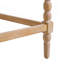 Tabouret de comptoir 26 po en bois d'acacia massif avec siège rembourré pour la cuisine, l'îlot et le bar-49826828-49826829-49826817