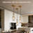 Raindrop Shape Thick Glass Modern Pendant