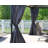 Palram - Canopia Milano 10' x 14'/Martinique 5000 12' x 16' Gazebo Curtain Side Wall