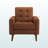 Martini Rust Fabric Upholstered Chair