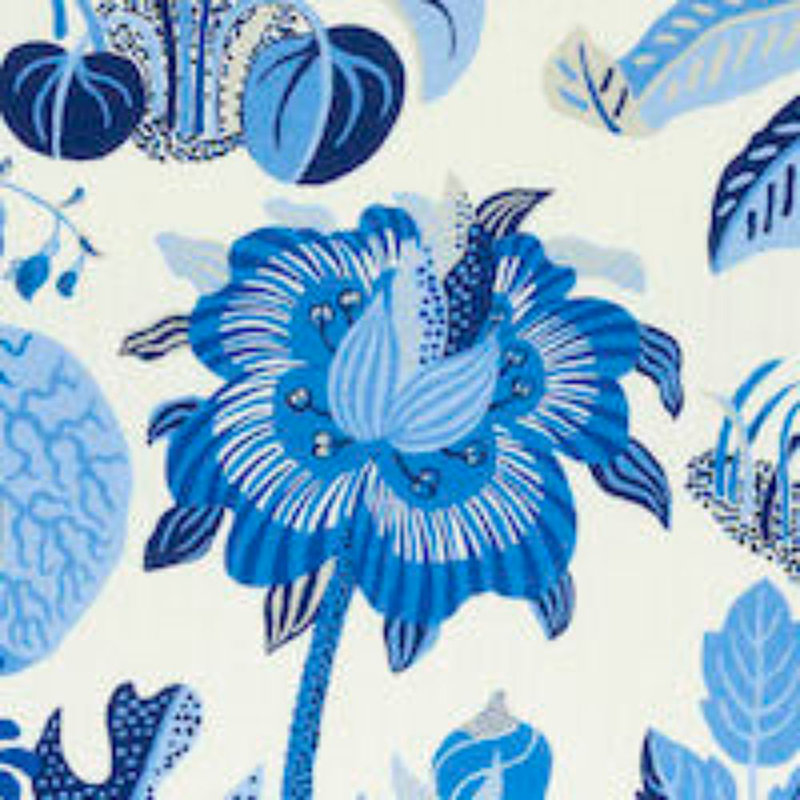 Exotic Butterfly Indoor/Outdoor Fabric, Marine