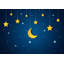 Papier peint pour enfants, ciel bleu nuit-131852048