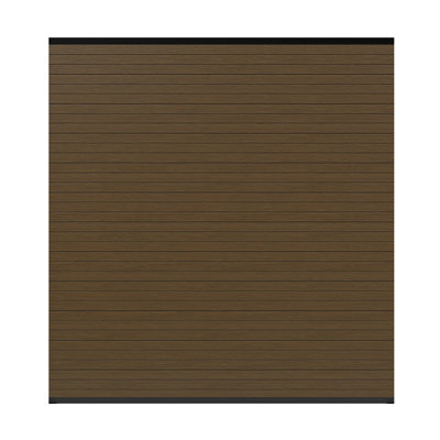 6ft. H x 6ft. W Pricacy Weatherproof Wood Plastic Composite Fence Panel (12 Pieces Excludes Post)