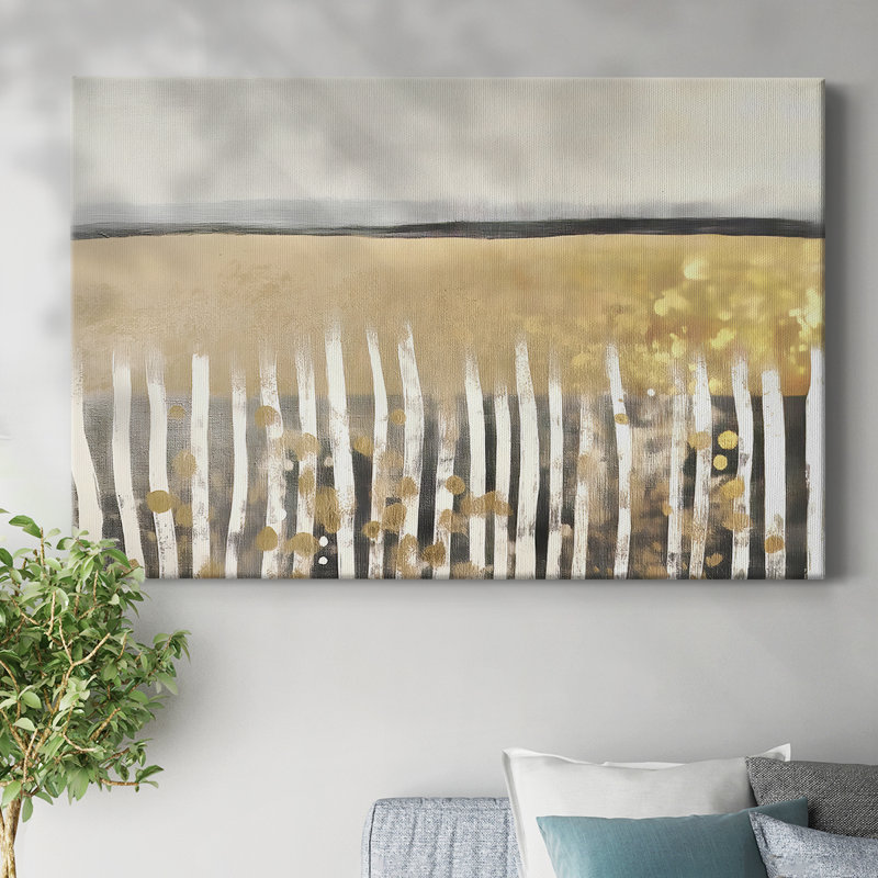 Série de paysages abstraits LXII, H 8 po x l 12 po