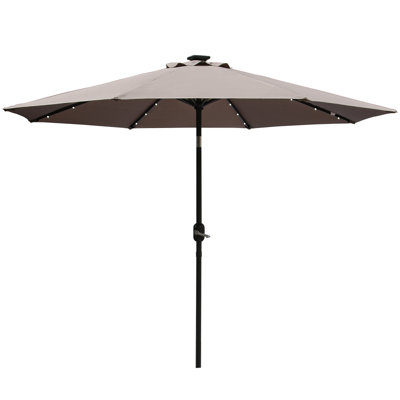 Antibes 2.7m Traditional Parasol with Lights