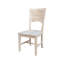 Chaise d'appoint en bois massif Kindelan-19110957