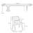 8 - Person Solid Wood Top Double Pedestal Dining Set-99351621