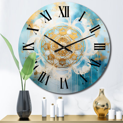 Horloge murale Divine Mandala