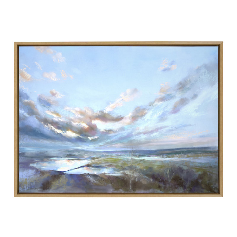 «Look West Fairburn Ings» par Nel Whatmore, reproduction d'art sur toile encadrée