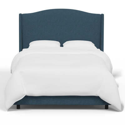 Claritha Upholstered Wingback Bed
