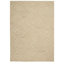 Tapis beige abstrait en laine touffeté-910835476