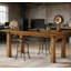Bureau d'écriture en bois, bureau d'ordinateur, bureau de direction