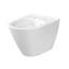 Toilette murale ronde à double chasse avec surface vitrée Stormon (siège inclus)-50118451-50118454