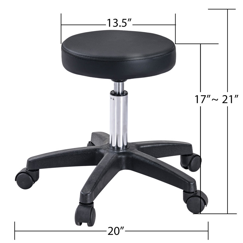 Fauteuil inclinable et réglable en cuir Vegan, Noir