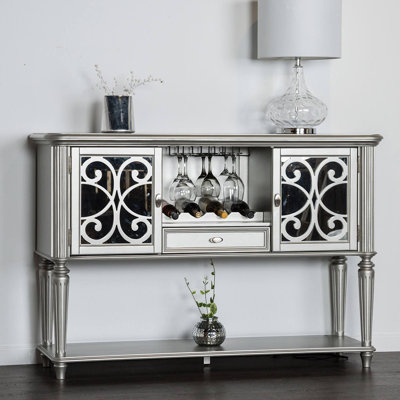 Desserte Glam 60,4 ", argent