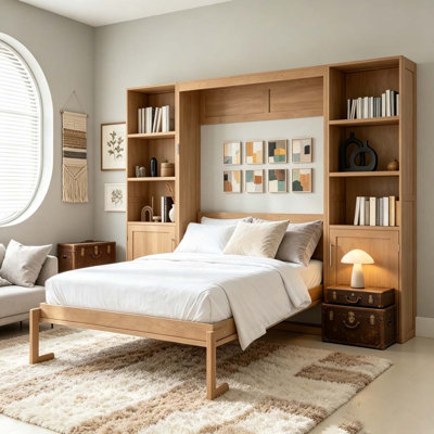 Grand lit escamotable
