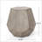 Outdoor CALGARY SIDE TABLE,Light Grey