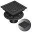 Bonde de douche carrée 6 pouces-122759723