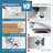 Petref 24'' Wall Mounted Single Bathroom Vanity with Ceramic Top