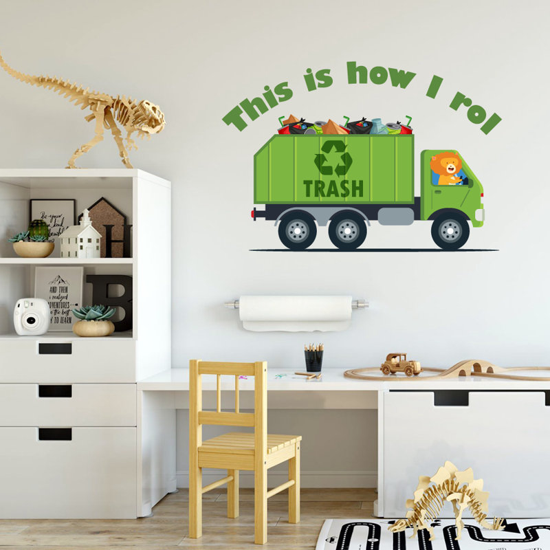 Text & Numbers Wall Decal, 14" H x 20" W