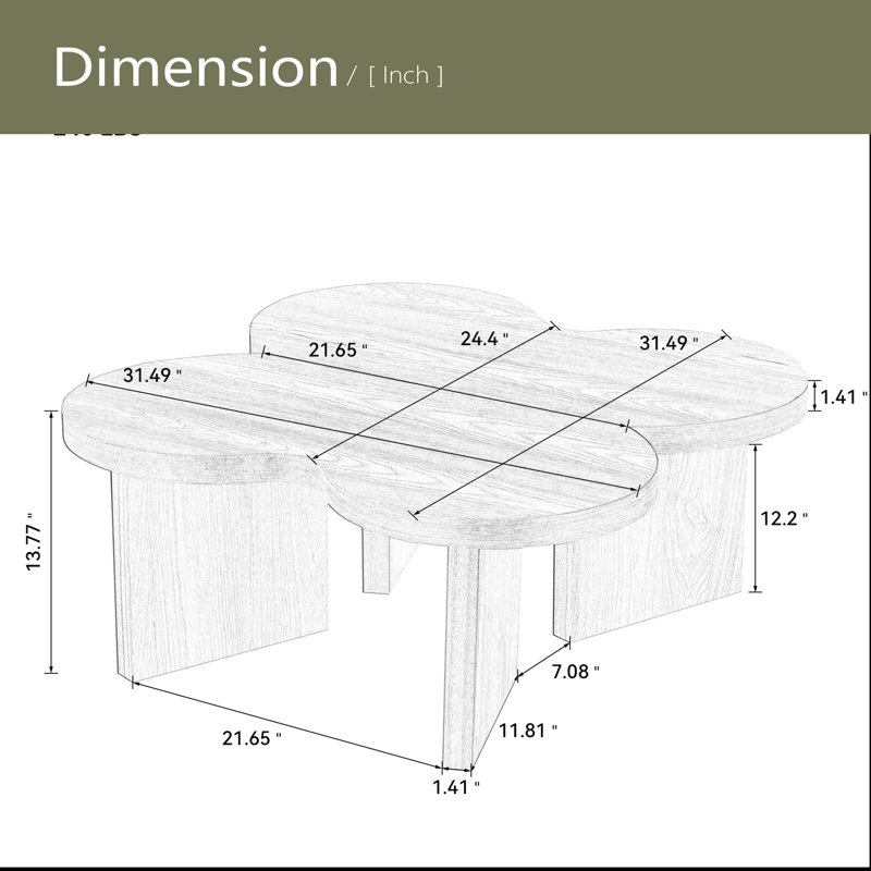 Table basse moderne en MDF, utilisée dans les salons, les chambres à coucher et les bureaux, Noir