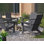Chaise Adirondack en plastique / résine Barbour Greenture