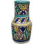 Vase de table intérieur / extérieur bleu / turquoise 7,75 po