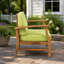 Fauteuil club extérieur, ensemble de 2, vert