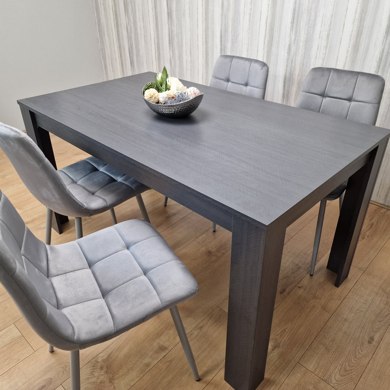 Mixtly 4 - Person Dining Set, 75cm H x 140cm L x 80cm W