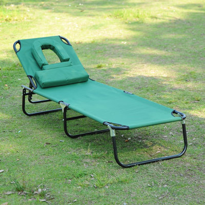 Chaise longue simple inclinable 75 po Caillo
