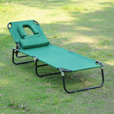 Chaise longue simple inclinable 75 po Caillo