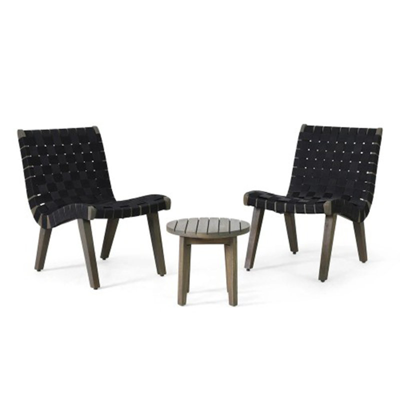 Ensemble de conversation d'extérieur 3 pièces
