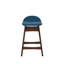 Chaise de comptoir 24 pouces Praveer - Bleu