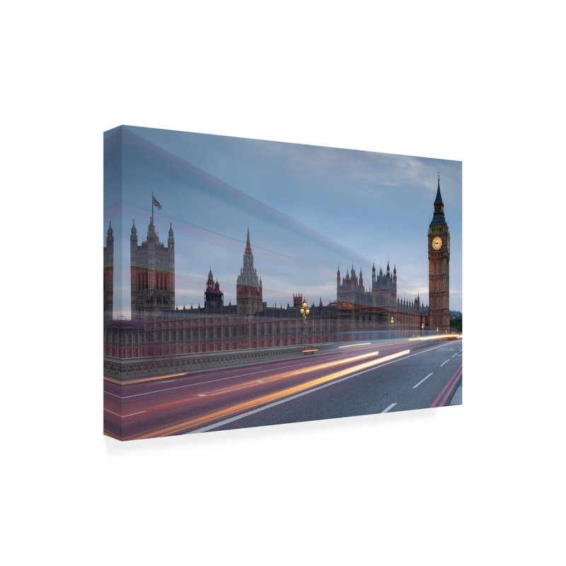 Art sur toile Paolo Bolla Big Ben, H 12 po x l 19 po x P 2 po