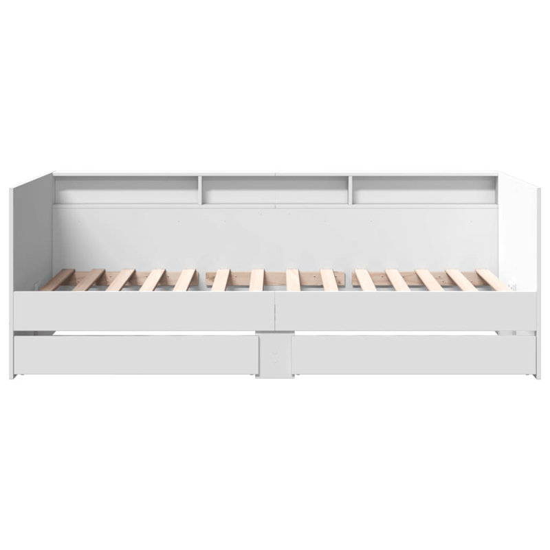Patrocinio Daybed With Drawers, White, 90 x 200 cm