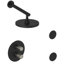 Agrippina Thermostatic Shower System with 2-Way Diverter, 8-Inch Rain Shower Head and Two Body Sprays, Valve Included
