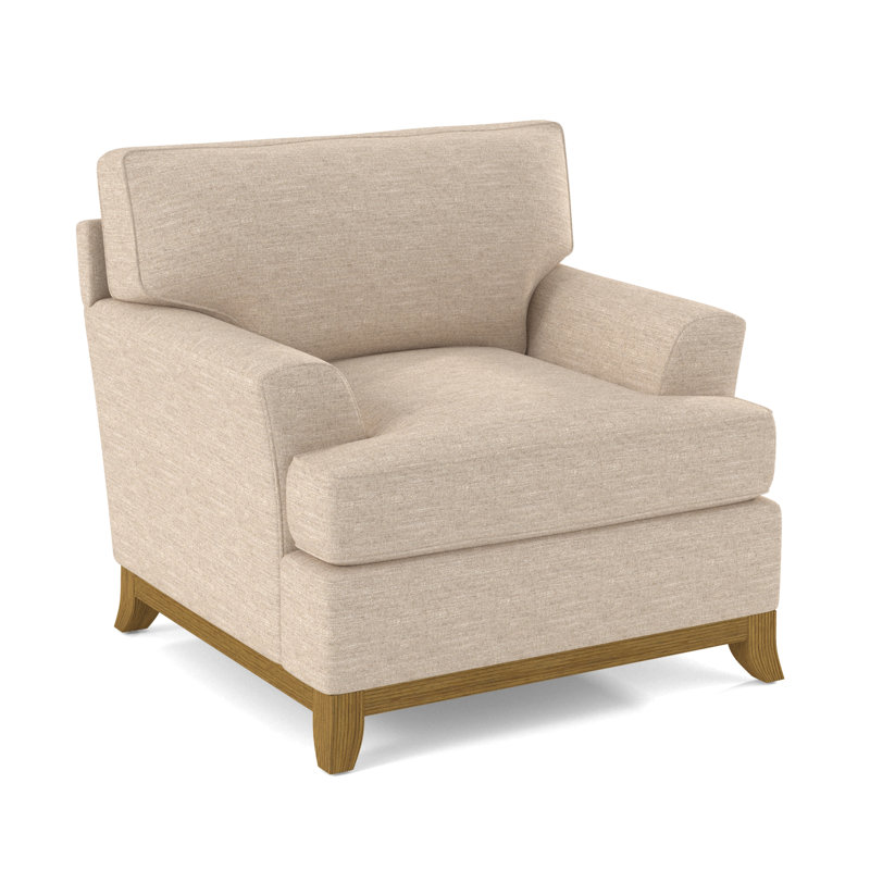 Fauteuil large Oaks Way, Snow Crypton Performance; 0884-91, Miel