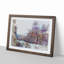 Canal Through Venice Italy in Abstract - Picture Frame Graphic Art Print-55680753-55680756