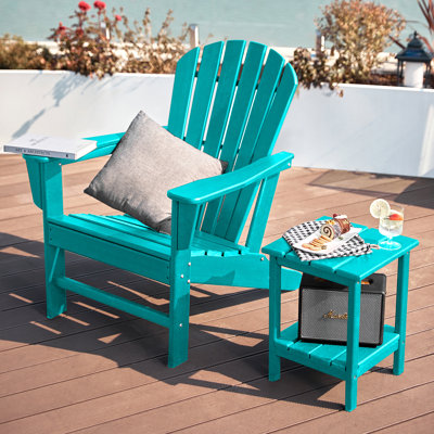 Chaise Adirondack en plastique Alvertia