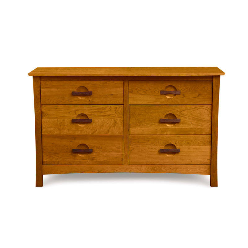 Berkeley 6 - Drawer Solid Wood Dresser, Autumn Cherry