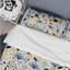 Ensemble de housse de couette Minimalist Blue Floral Charm Botanics I - Floral-1021747871