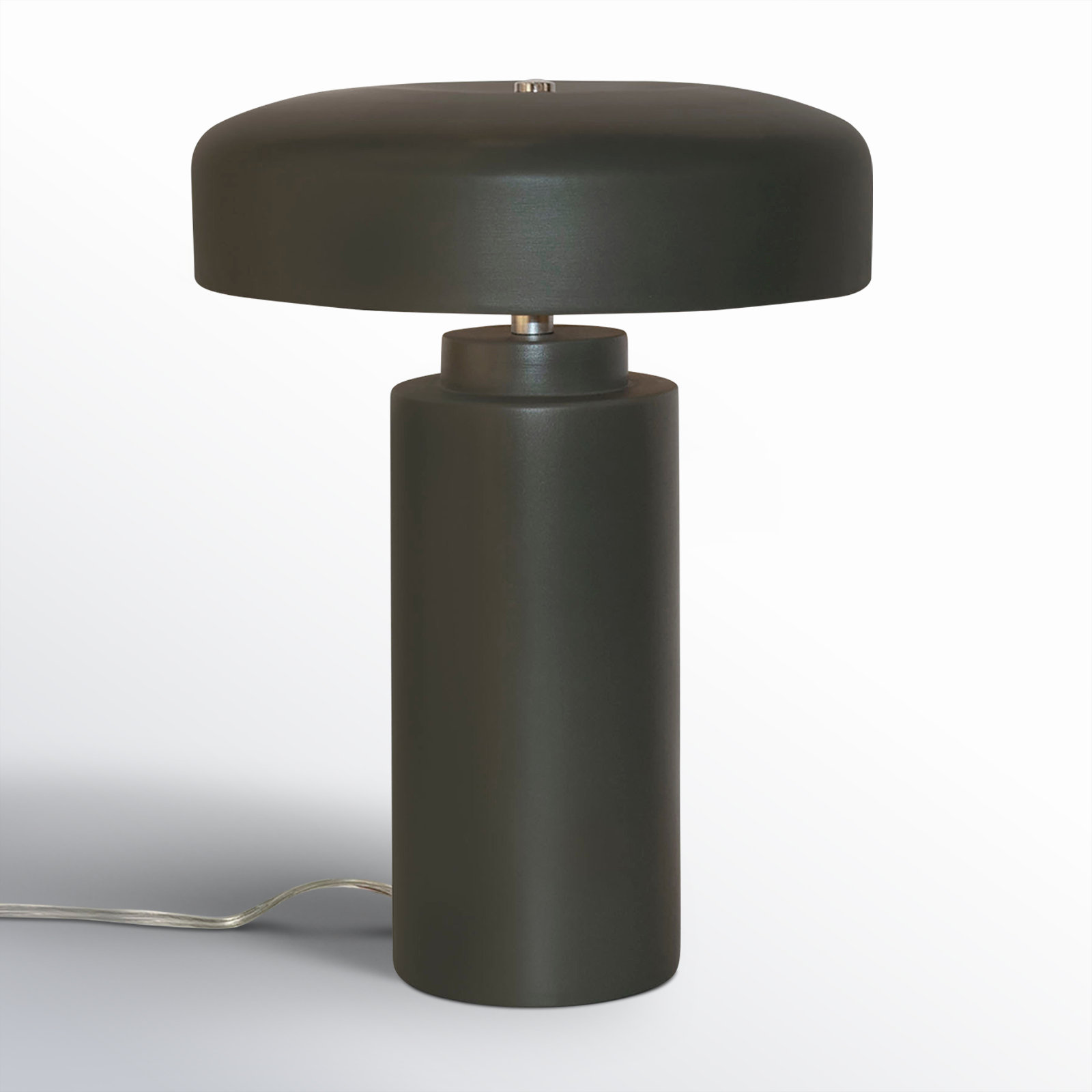 Hardacre Ceramic Table Lamp, Pewter Green