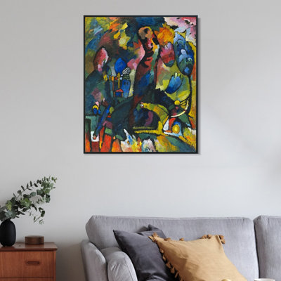 "Giclée sur toile encadrée" par Wassily Kandinsky, art mural, impression sur toile, décorations de bureau à domicile
