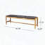 Banc d'extérieur 3 places Rustic Charm