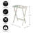 Senters Wood Rustic TV Tray Table Set