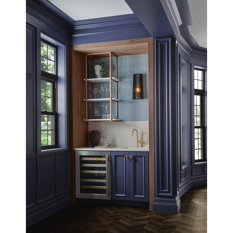 Invari® Rectangle Knob, Luxe Steel