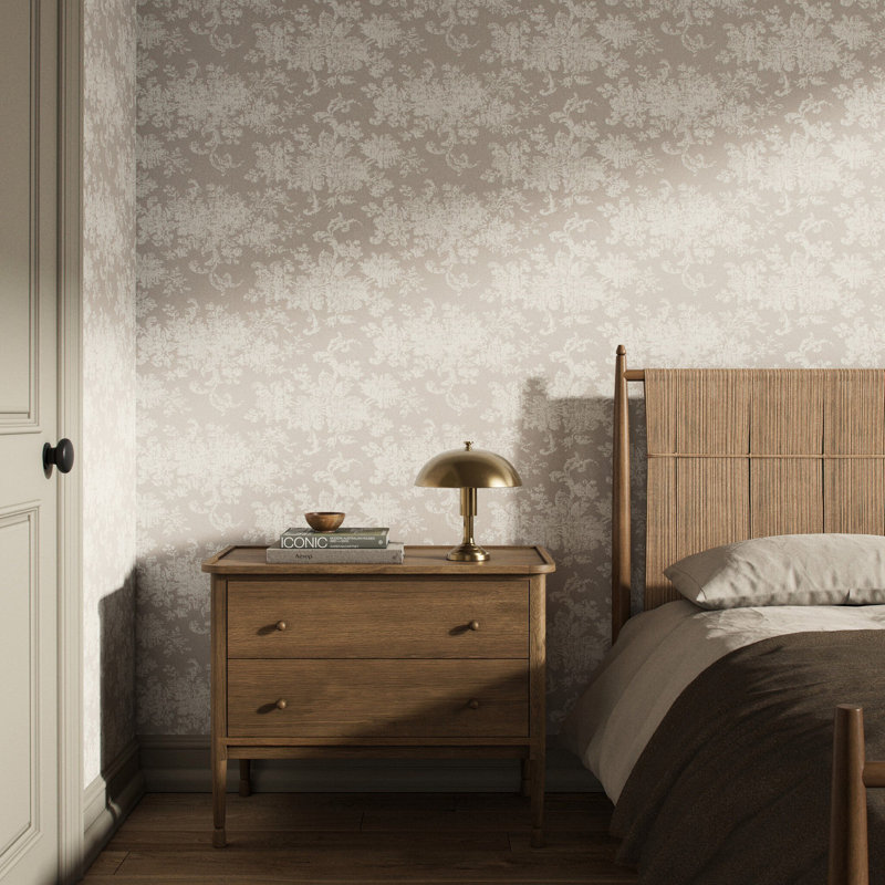 Fallingbrook Wallpaper by FH Art Studio, Fallingbrook Tan II, 12"x8"